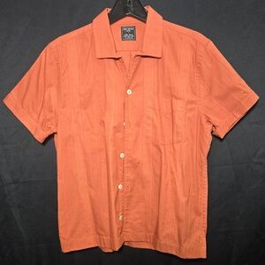 🔥🧡 Todd Snyder Rust Men’s Short Sleeve Camp Shirt | Short King Friendly ✨🌿